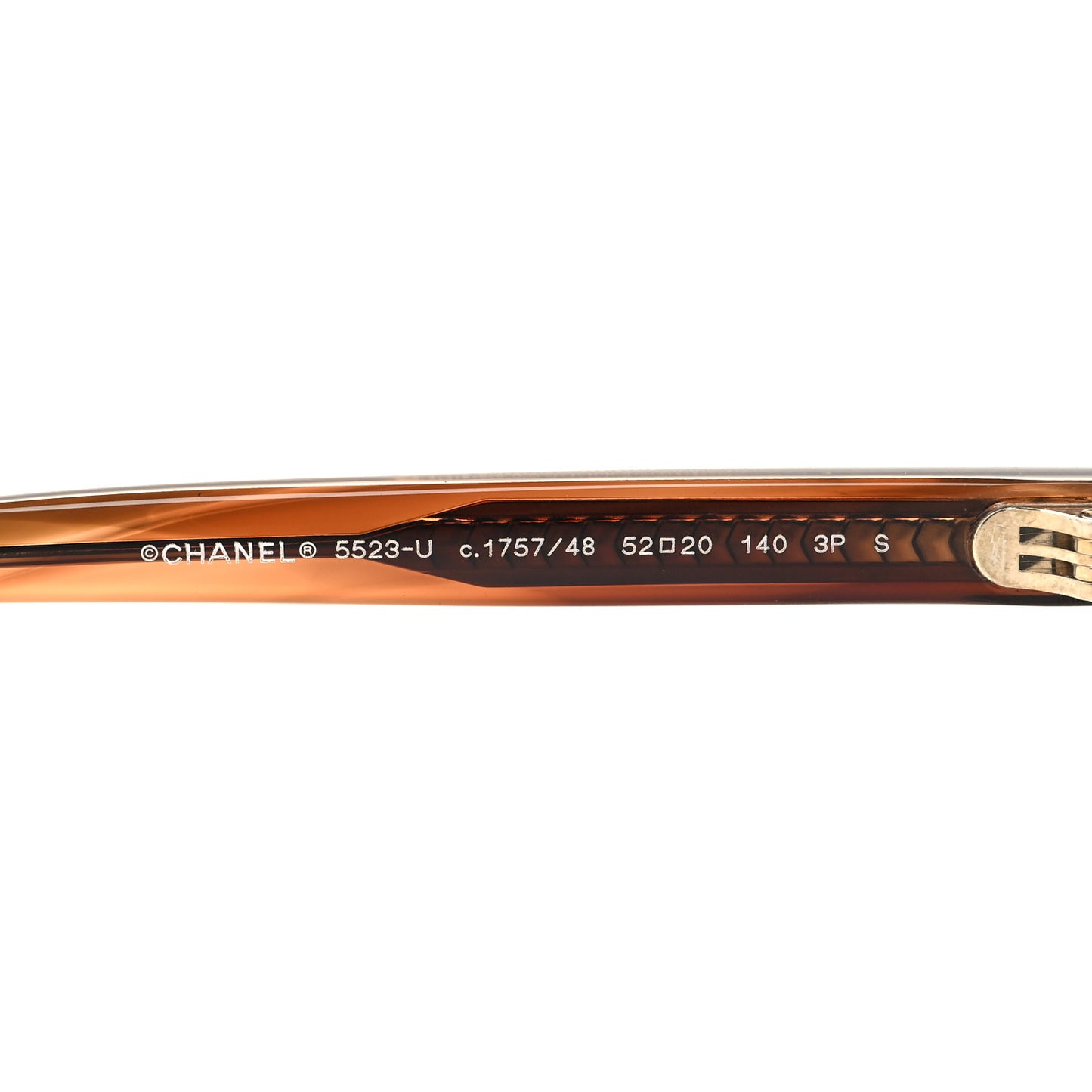 Acetate Polarized Sunglasses 5523-U Striped Brown