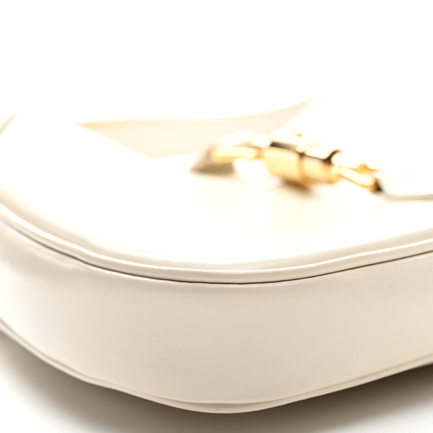 Gucci Boarded Dyana Lux Calfskin Small Jackie 1961 Hobo Mystic White 9 of 11