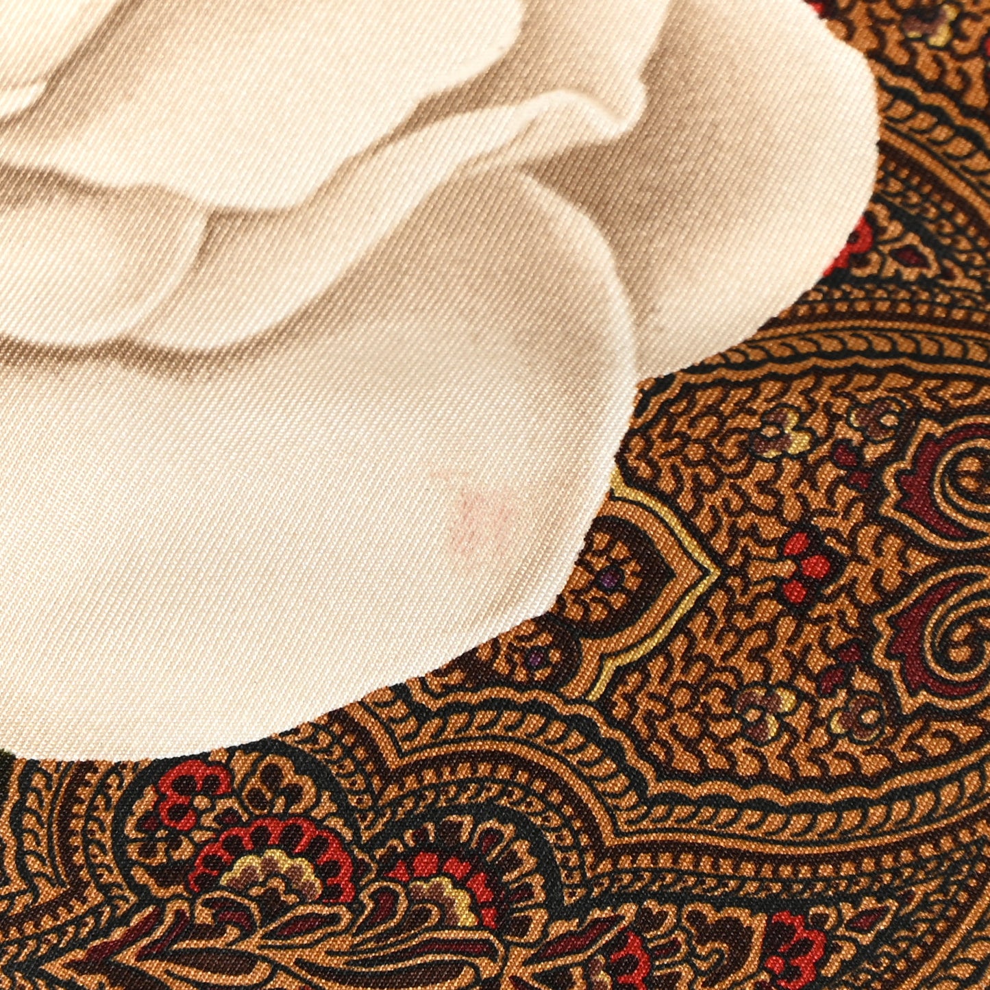 Silk CC Floral Square Scarf Multicolor