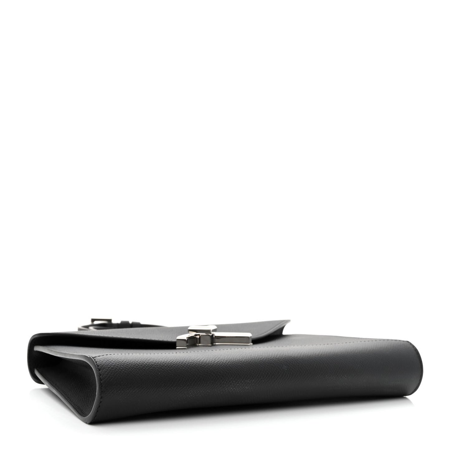 Carat Calfskin Gabrielle Clutch Black