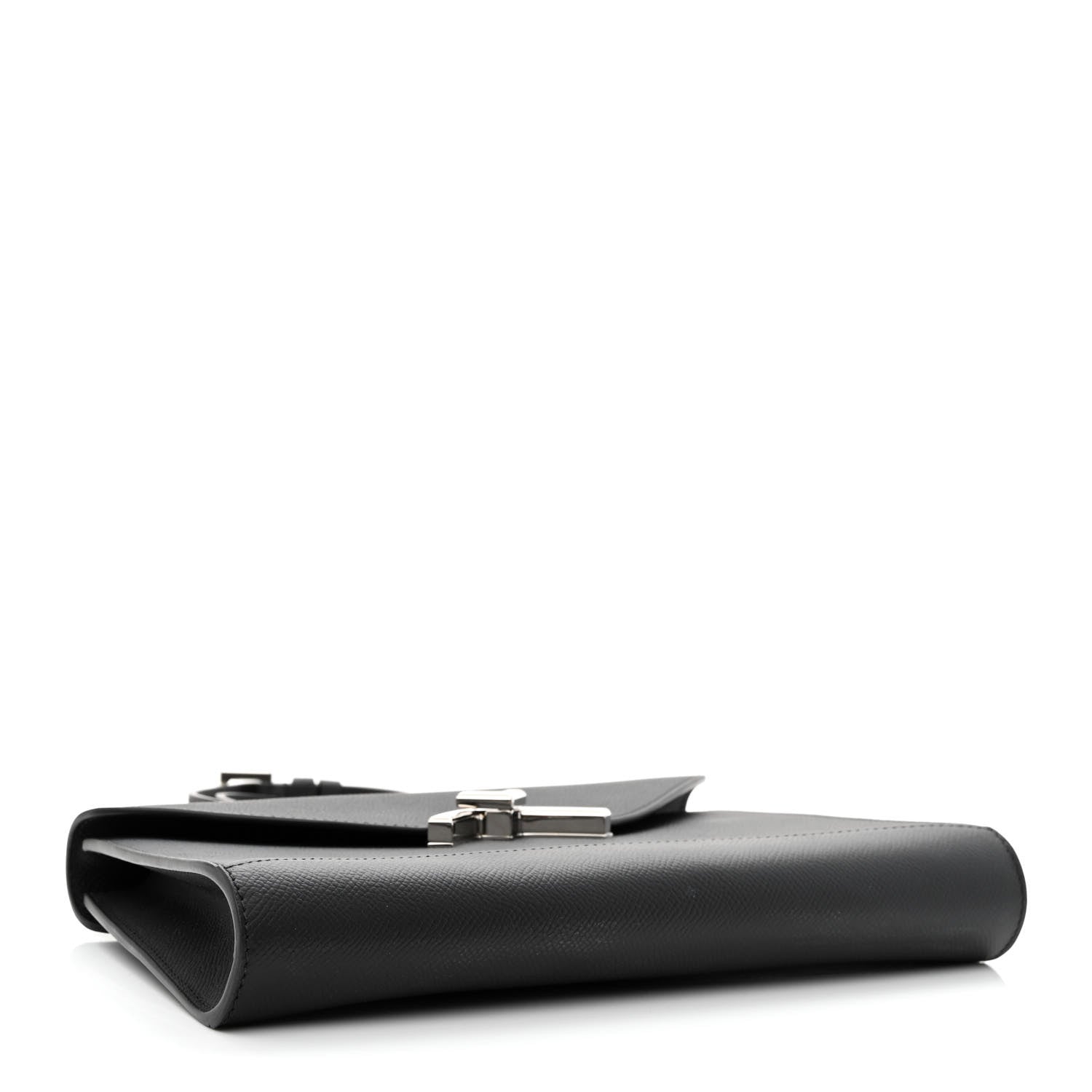 Moynat Carat Calfskin Gabrielle Clutch Black 4 of 10