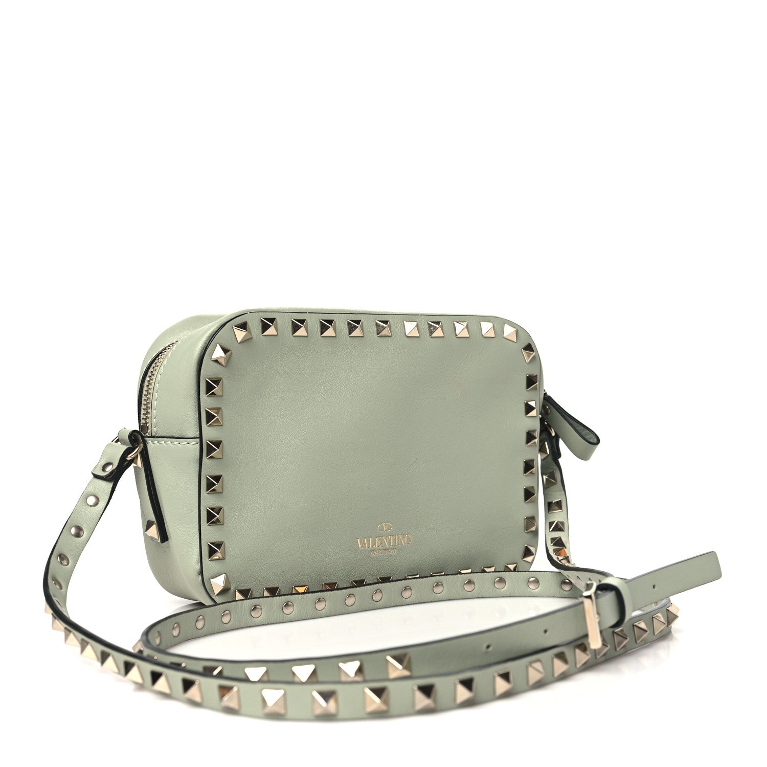 Valentino Garavani Calfskin Rockstud Camera Crossbody Bag 3 of 9