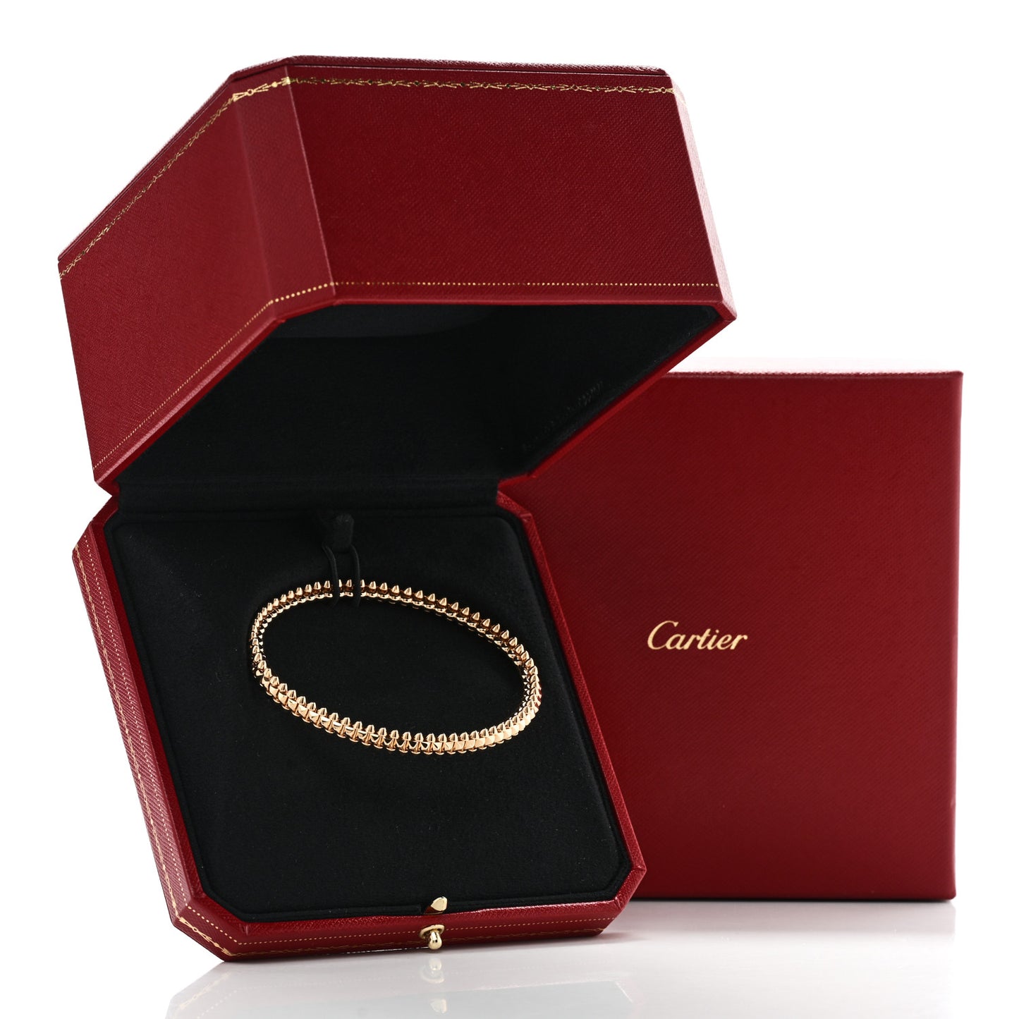 18K Pink Gold Small Clash De Cartier Bracelet 19