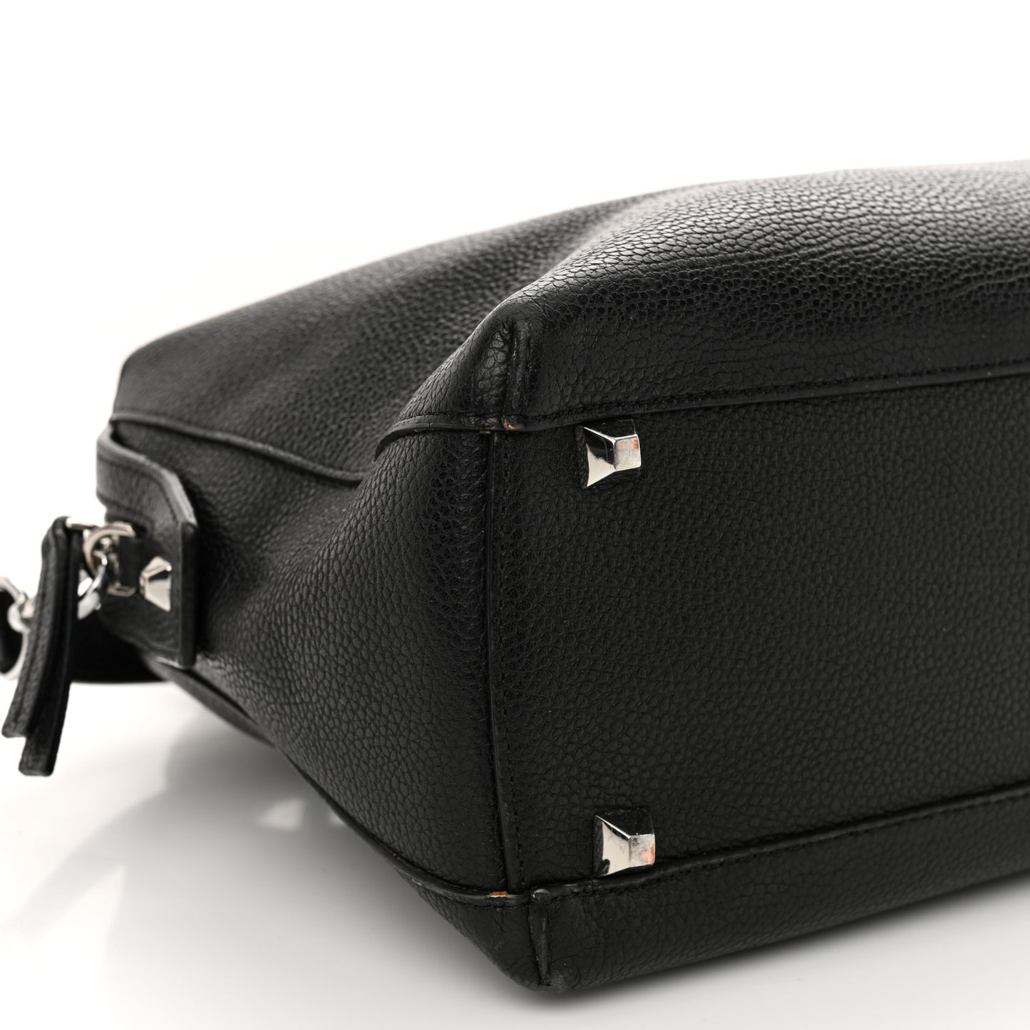 Grained Calfskin Medium Ella Boston Black