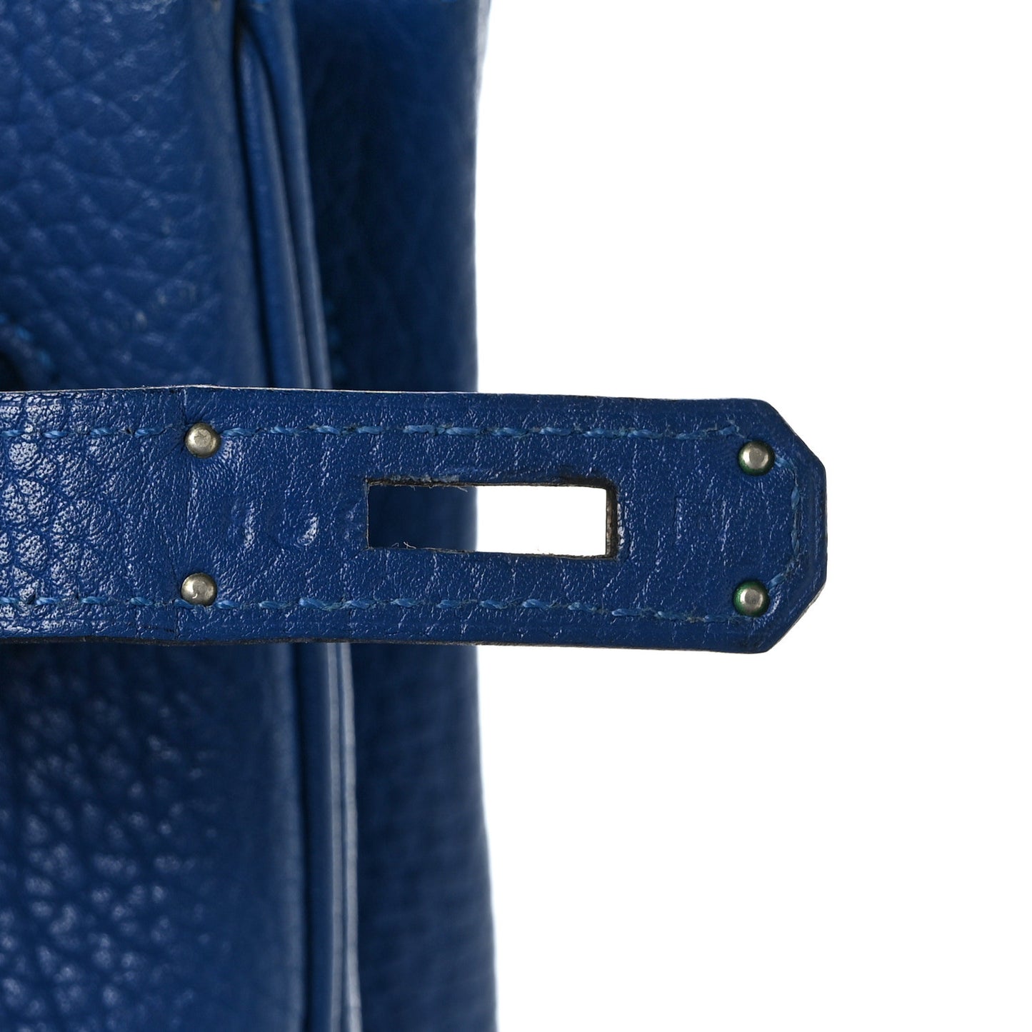 Togo Birkin 35 Bleu Electrique