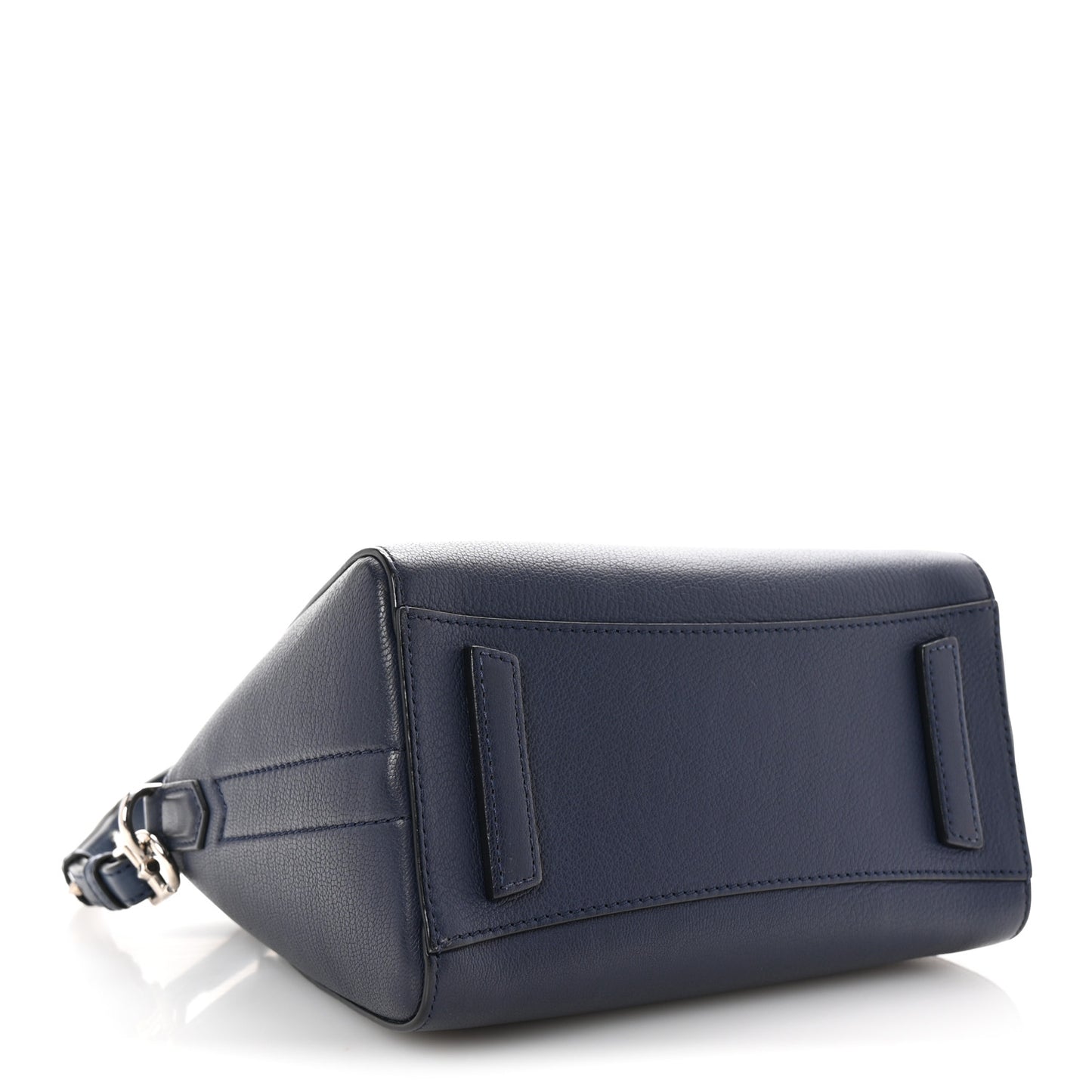 Sugar Goatskin Mini Antigona Navy
