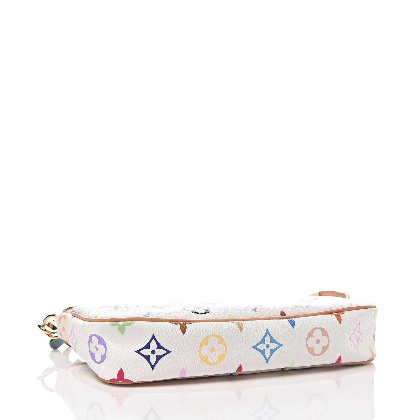 Monogram Multicolor Pochette Accessories White