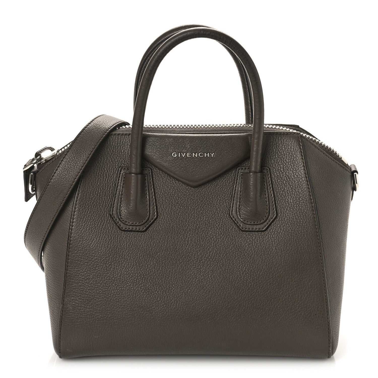 Givenchy Sugar Goatskin Small Antigona Heather Grey 1 of 12