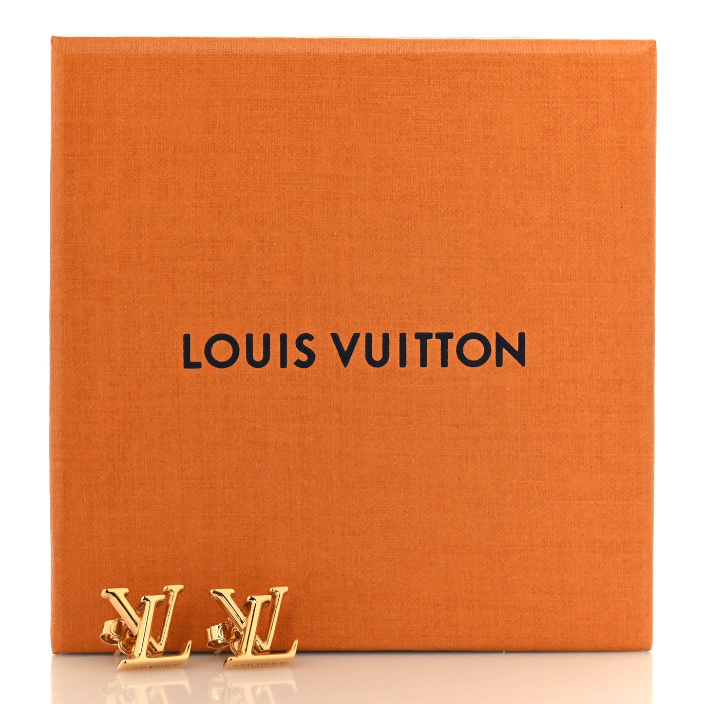 Metal LV Iconic Earrings Gold