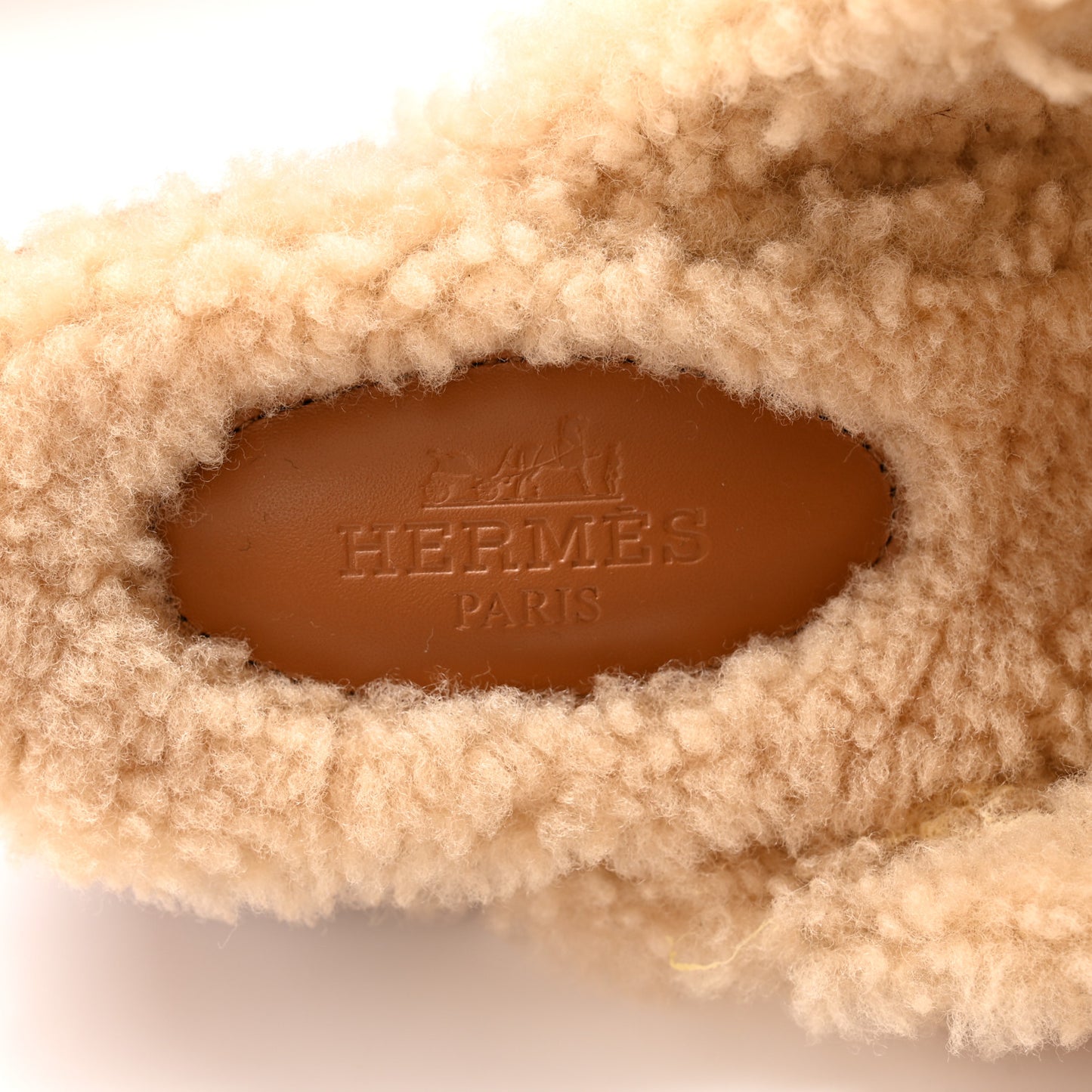Suede Goatskin Woolskin Womens Oz Mules 38 Naturel
