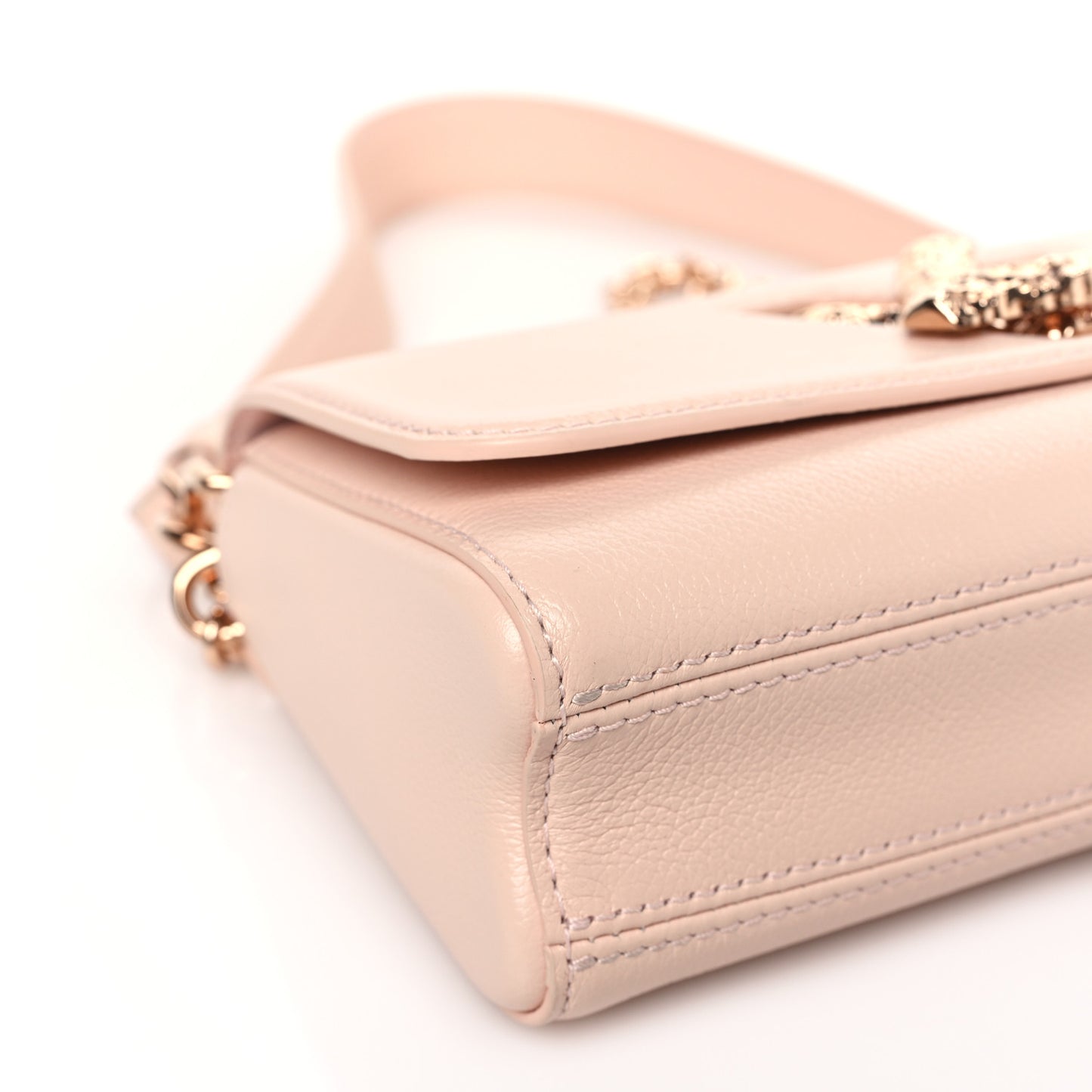 Shiny Calfskin LV Crush Twist West Jasmine Pink