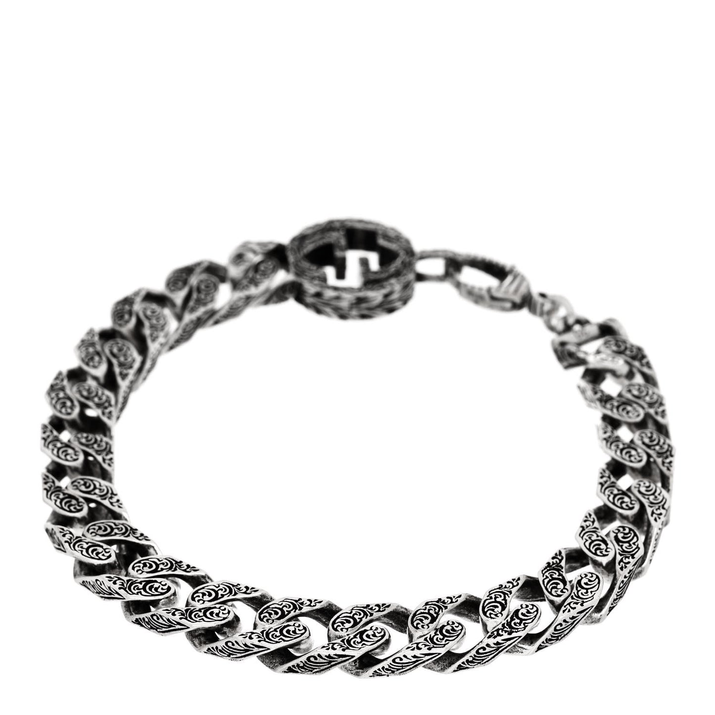 Sterling Silver Interlocking G Chain Bracelet