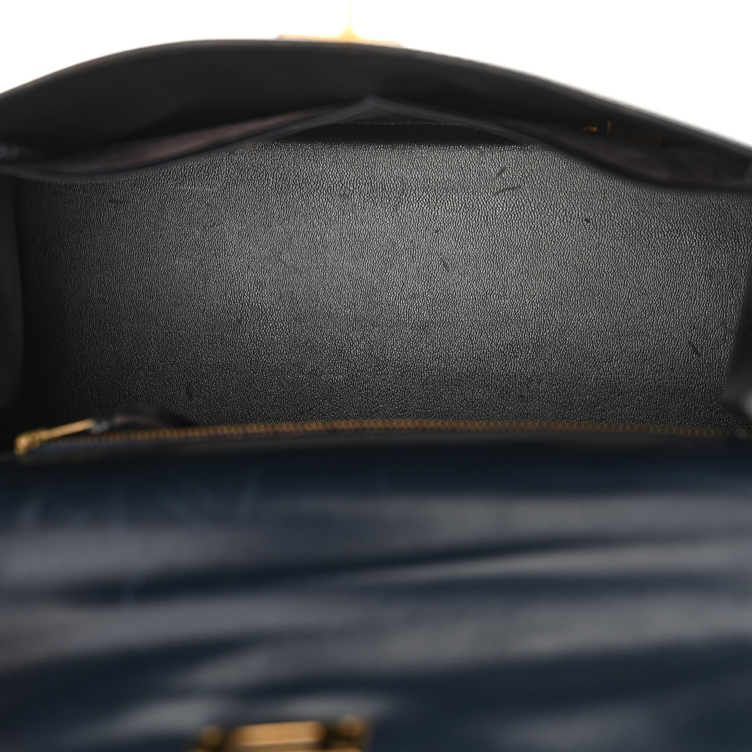 Hermes Box Kelly Sellier 28 Bleu Marine 5 of 22