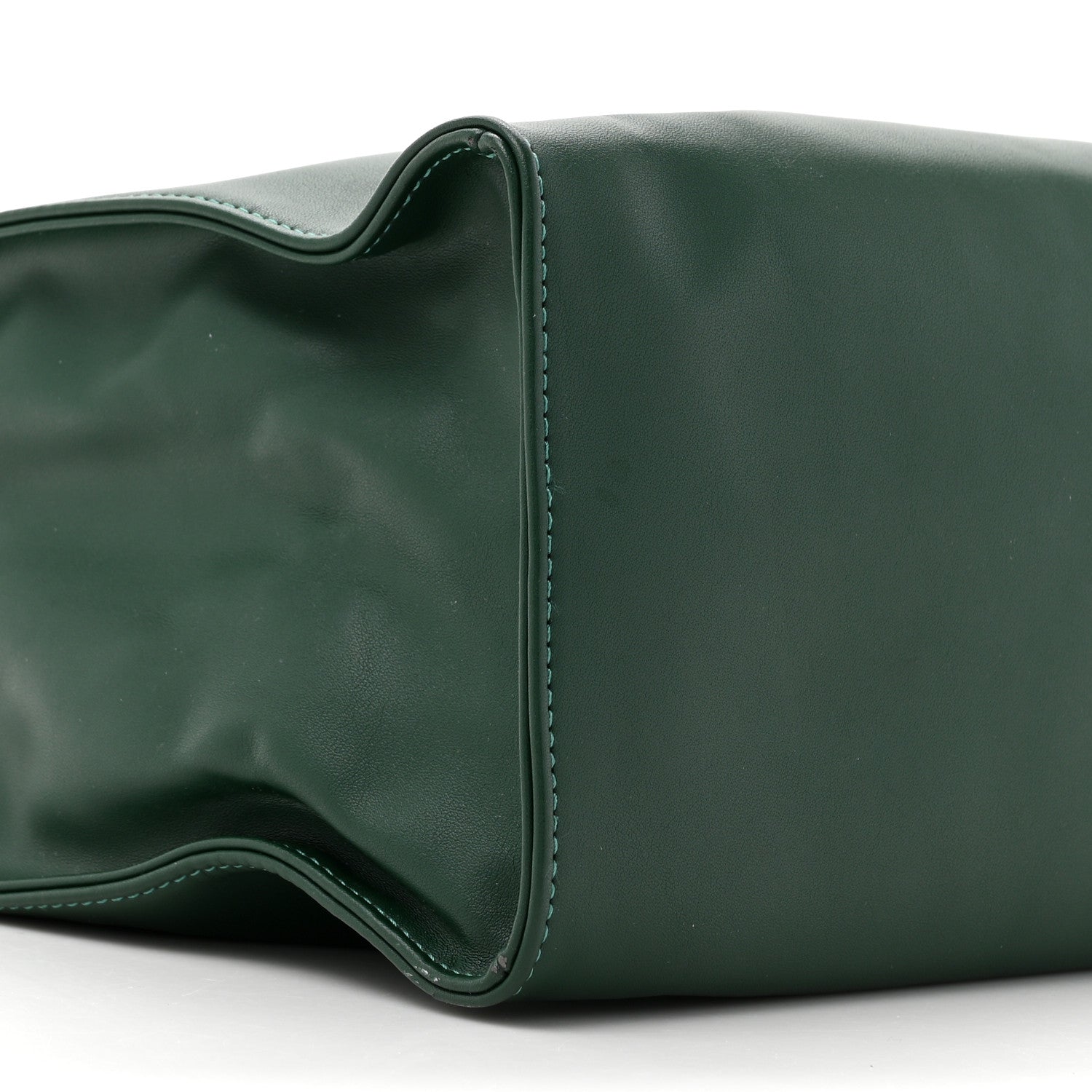 Telfar Vegan Leather Medium Shopping Bag Dark Olive 9 of 14