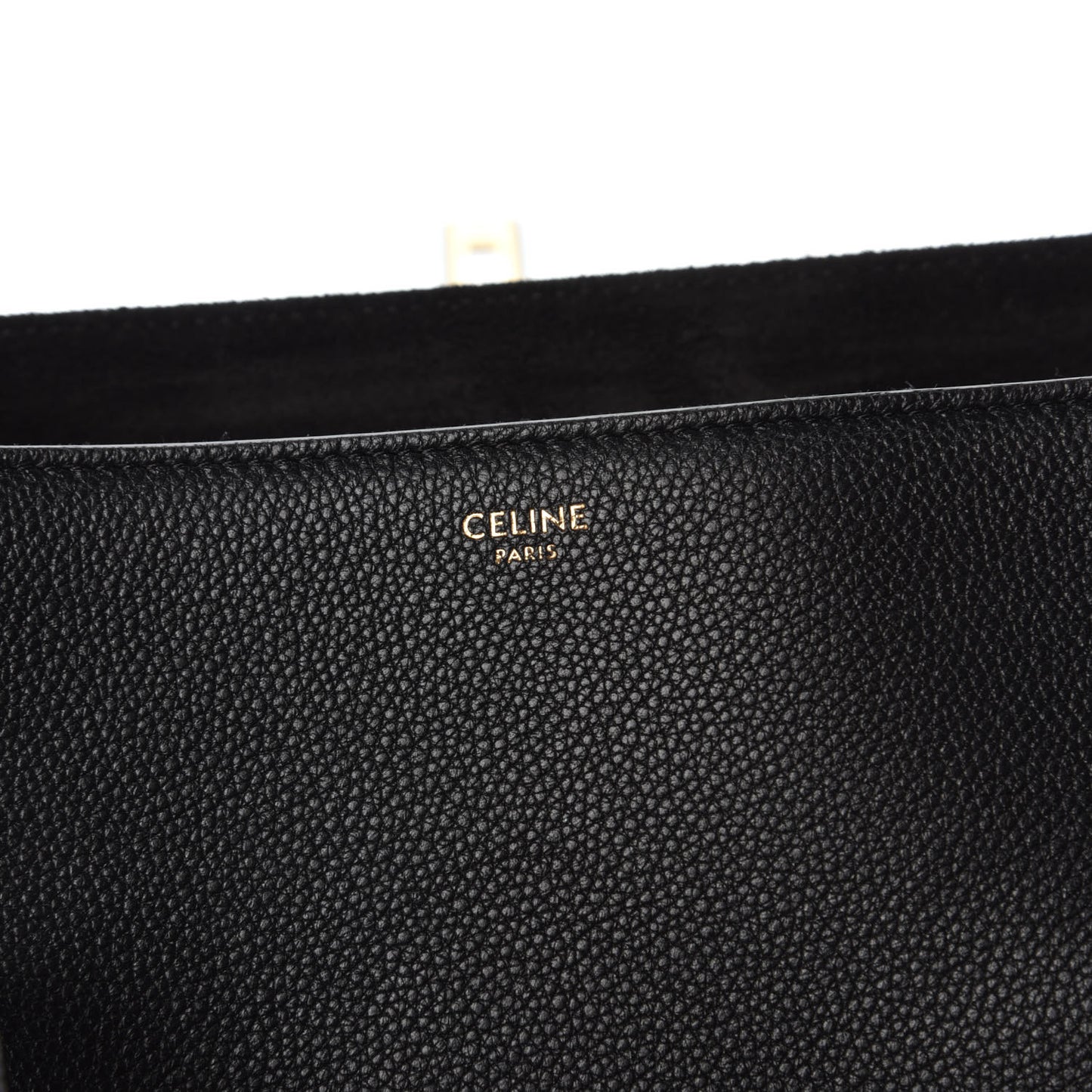 Supple Grained Calfskin Medium Soft 16 Bag Black