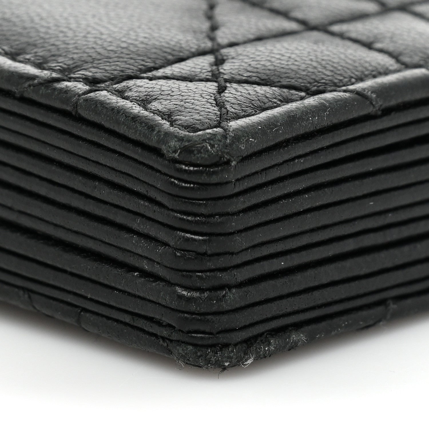 Christian Dior Lambskin Cannage Lady Dior 5-Gusset Card Holder Black 14 of 18