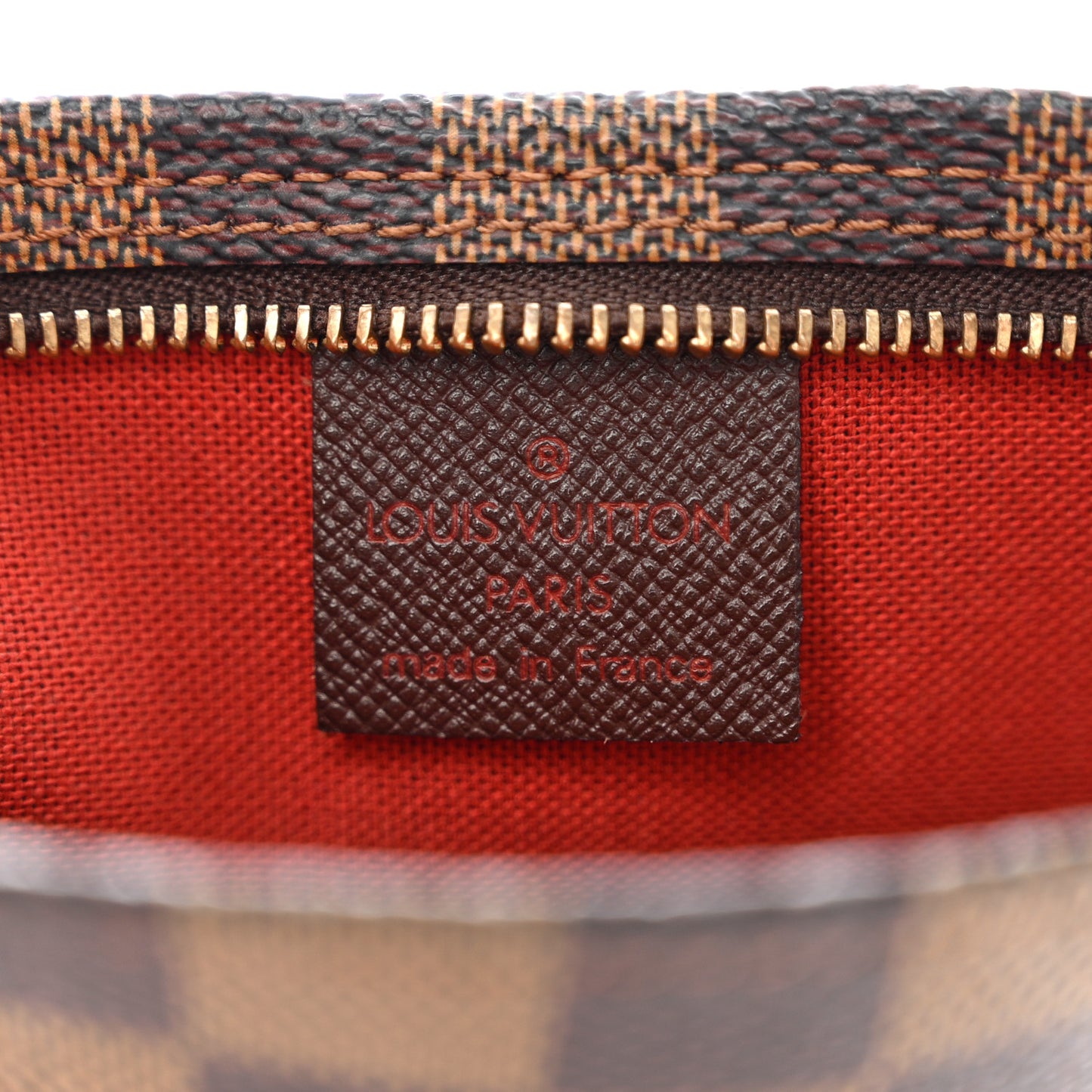 Damier Ebene Trousse Make Up Bag Pochette
