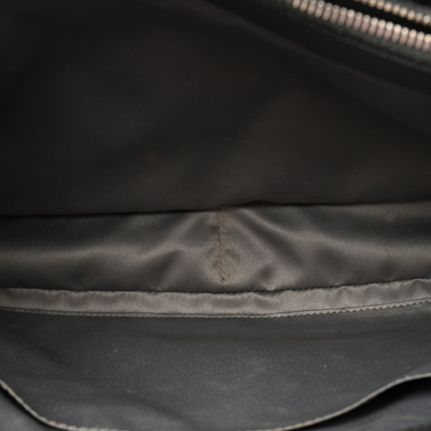 Caviar Quilted Grand Shopping Tote GST Dark Grey