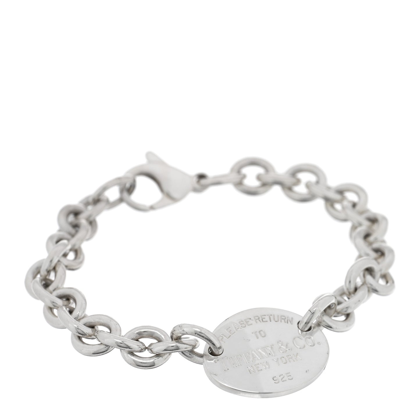 Sterling Silver Return to Tiffany Oval Tag Bracelet