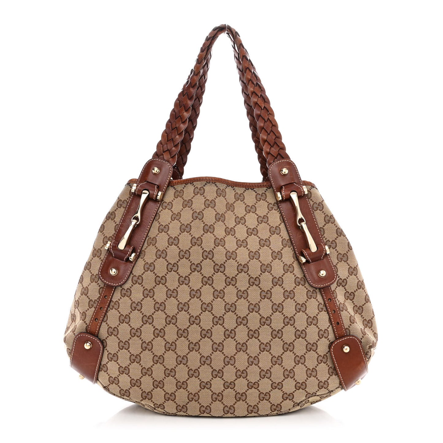 Monogram Medium Pelham Shoulder Bag Brown