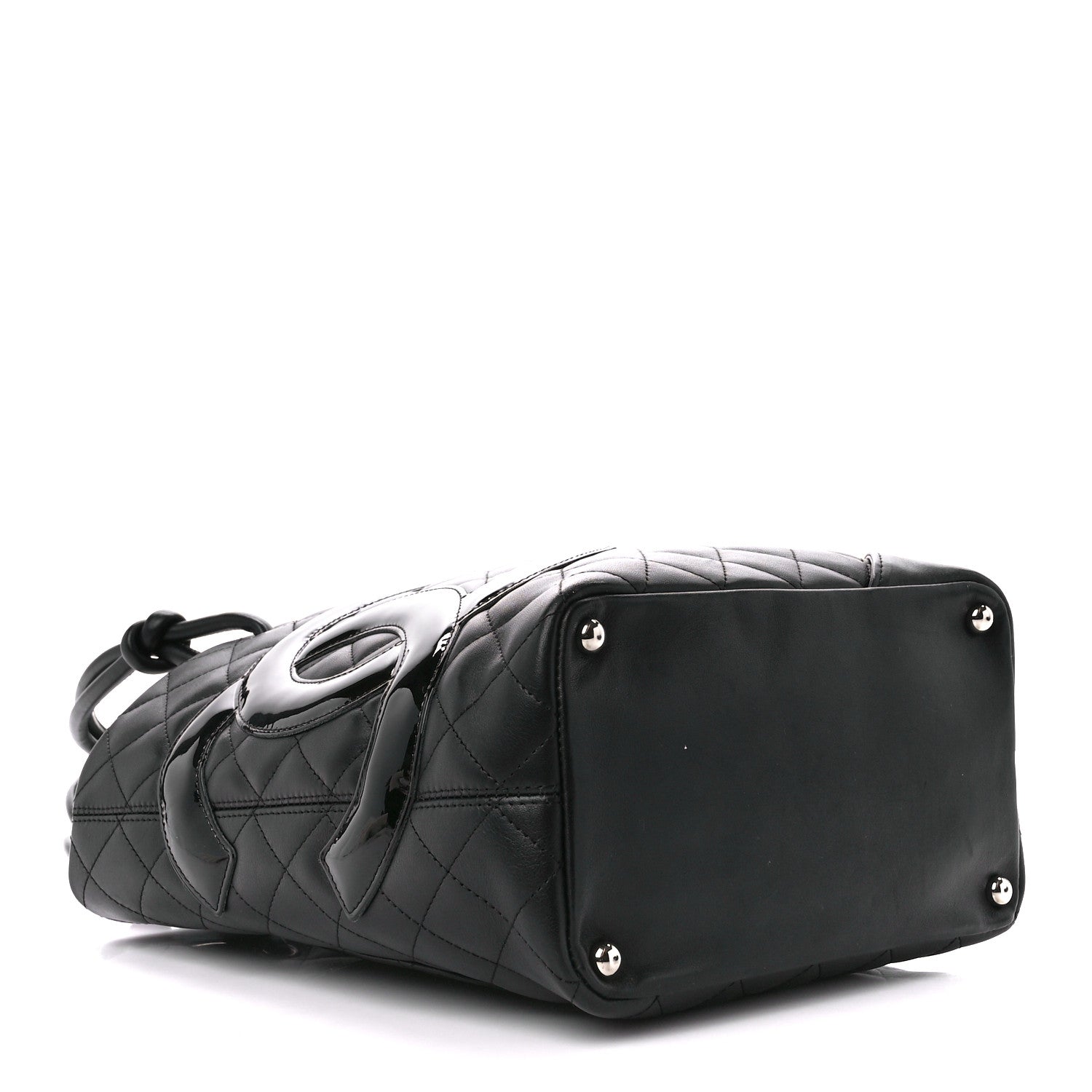 Chanel Calfskin Quilted Medium Cambon Tote Black 4 of 10