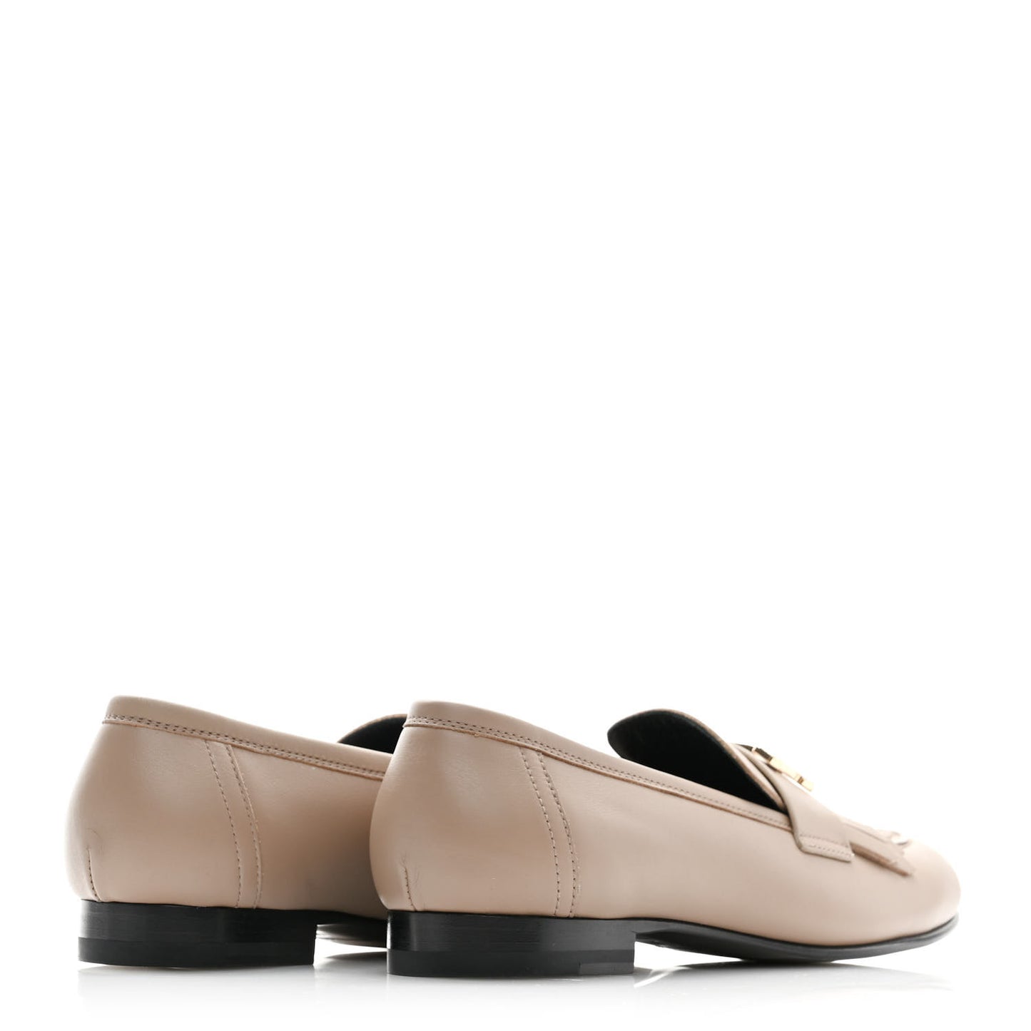 Goatskin Womens Royal Loafers 37 Beige Argile