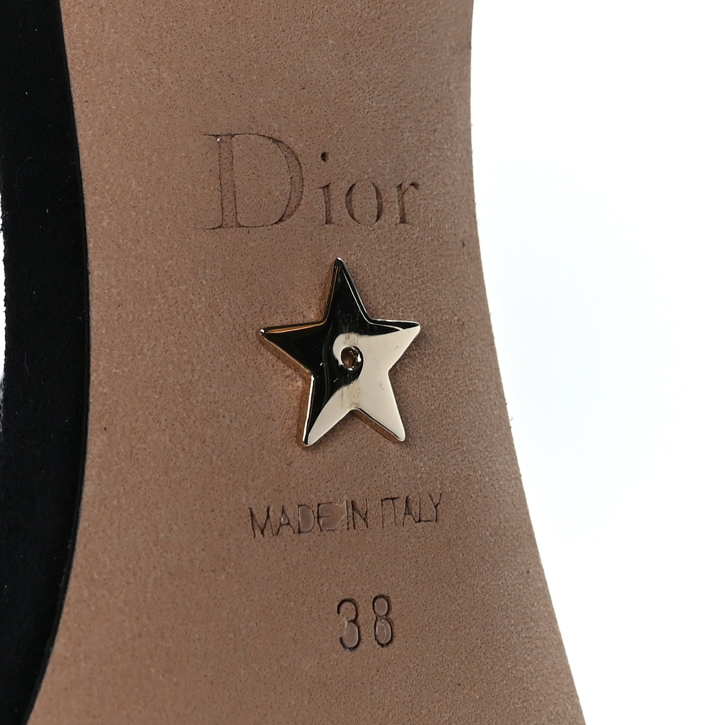 Crystal Suede Embroidered Dway 65mm Sandals 38 Black