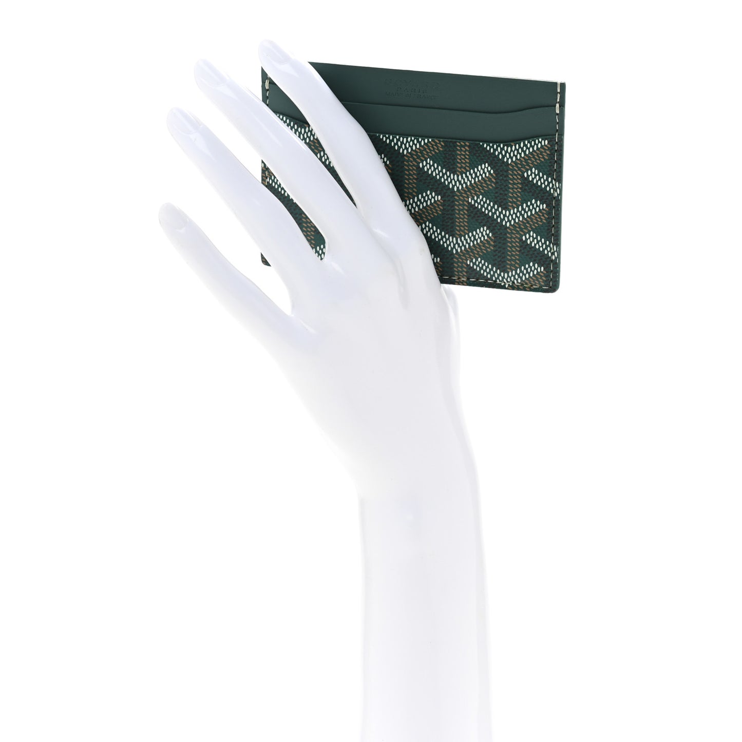 Goyardine Saint Sulpice Card Holder Green