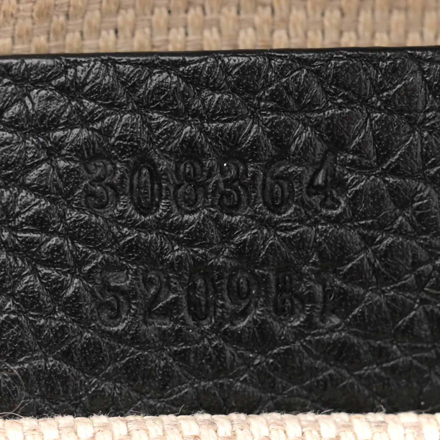 Pebbled Calfskin Small Soho Disco Bag Black