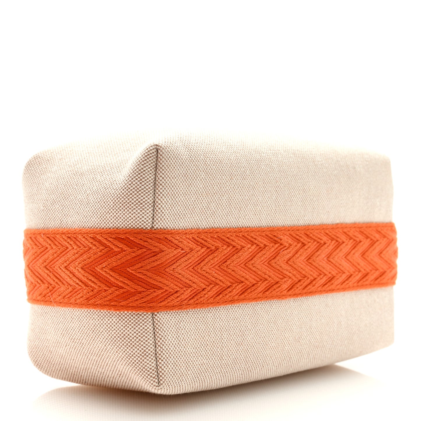Canvas Small Bride-A-Brac Pouch Natural Orange
