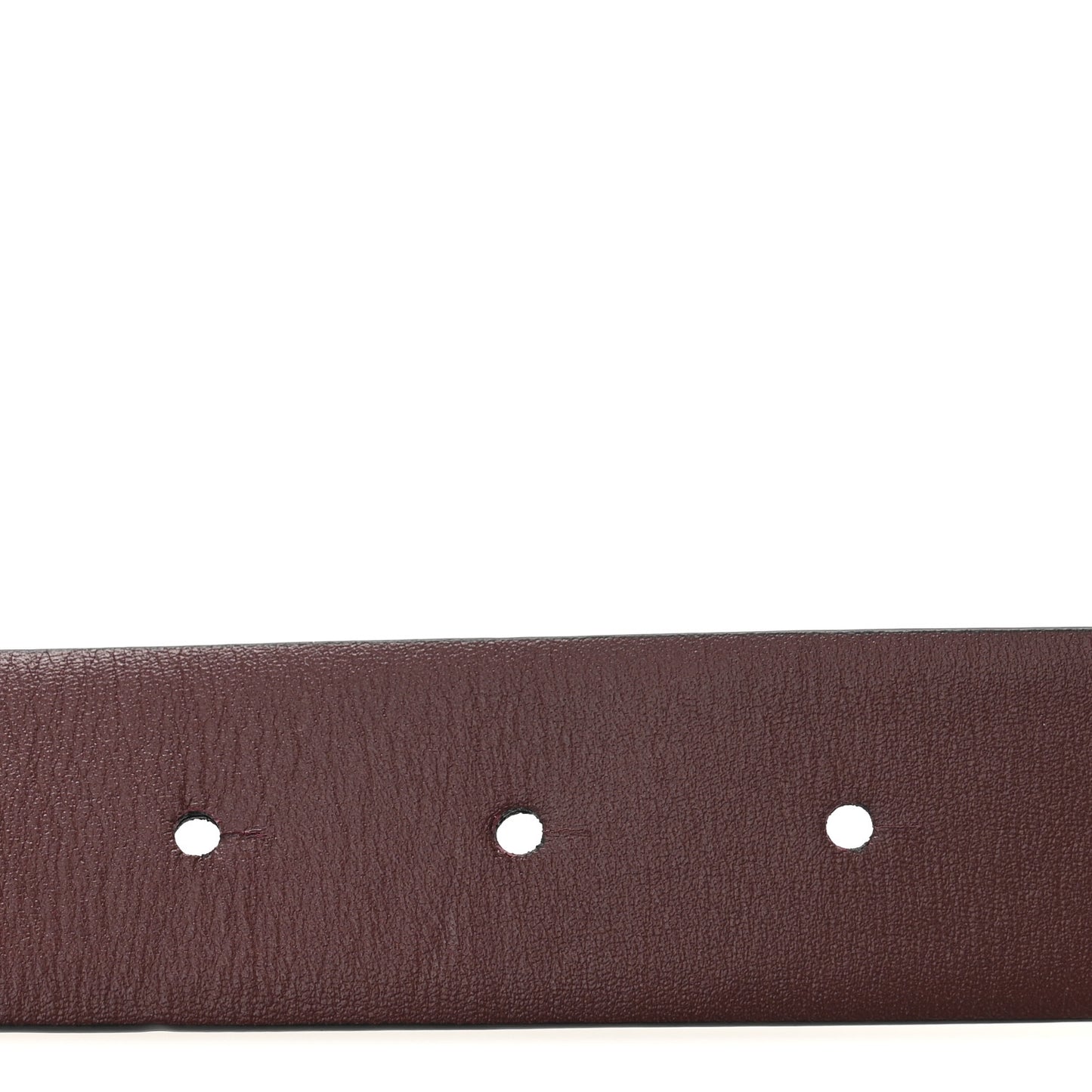 Calfskin CC Reversible Belt 70 Black Burgundy