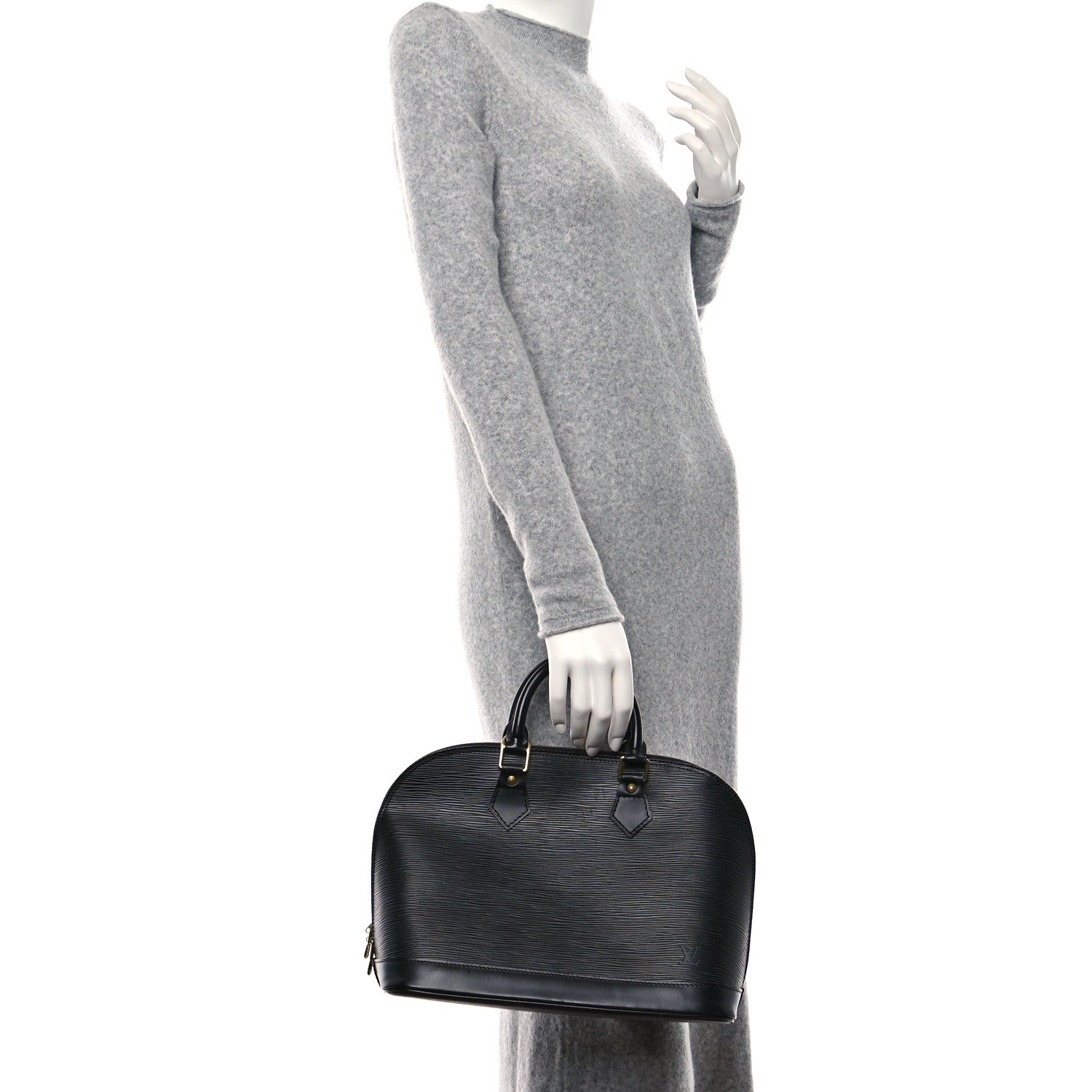 Louis Vuitton Epi Alma PM Black 2 of 8