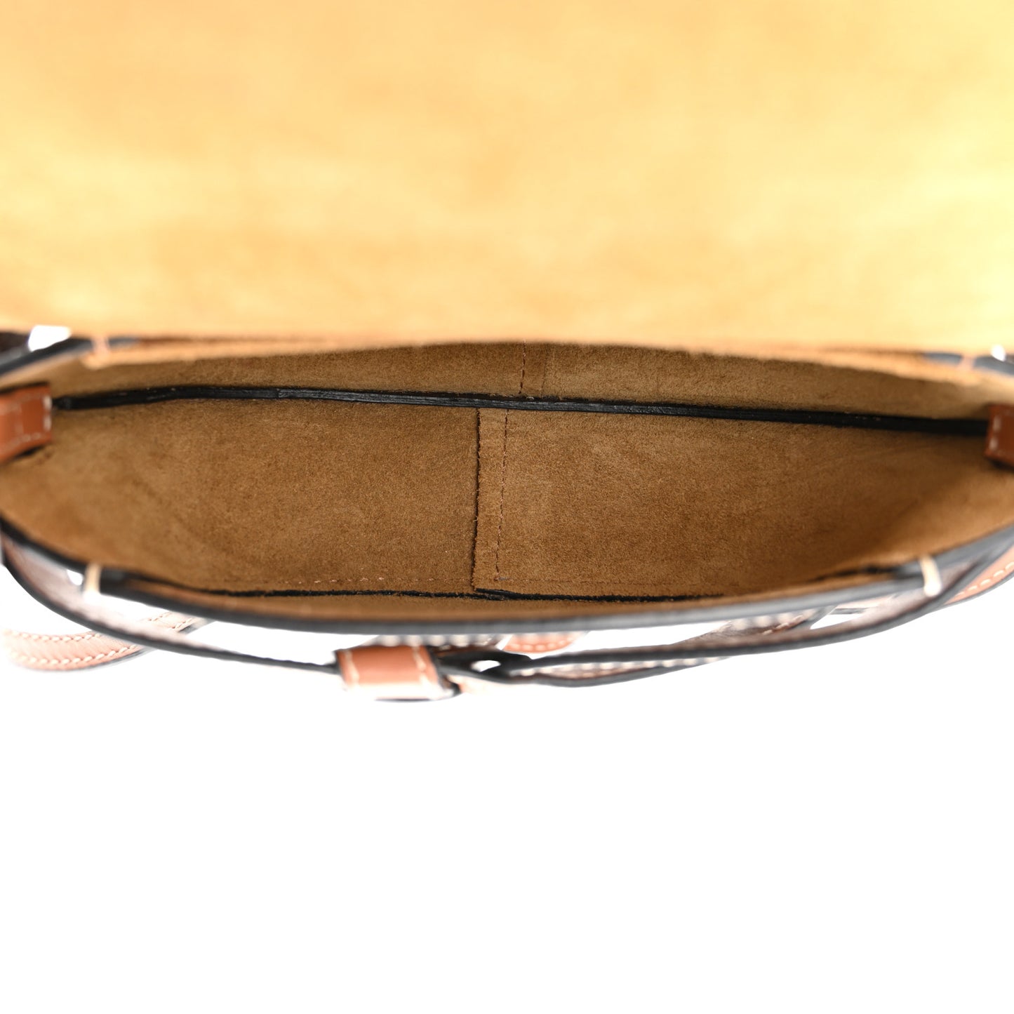 Calfskin Small Gate Crossbody Bag Oxblood Tan