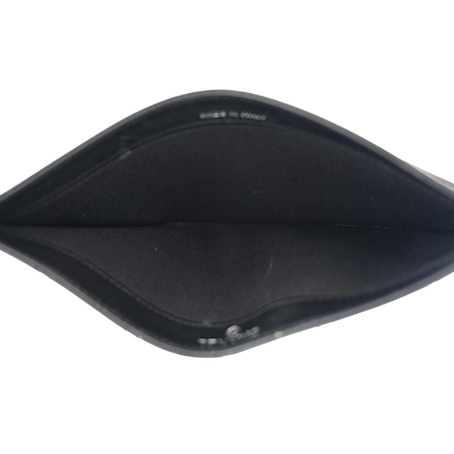 Patent Quilted Travel Wallet Black