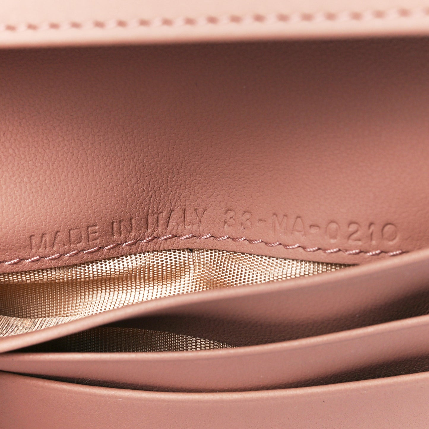 Ultra Matte Calfskin Cannage Mini Lady Dior Wallet Fard