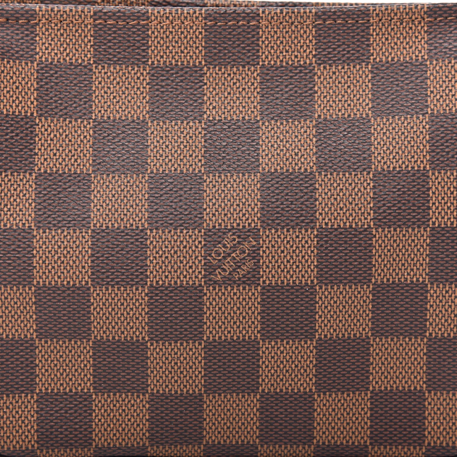 Louis Vuitton Damier Ebene Trousse Make Up Bag Pochette 10 of 10