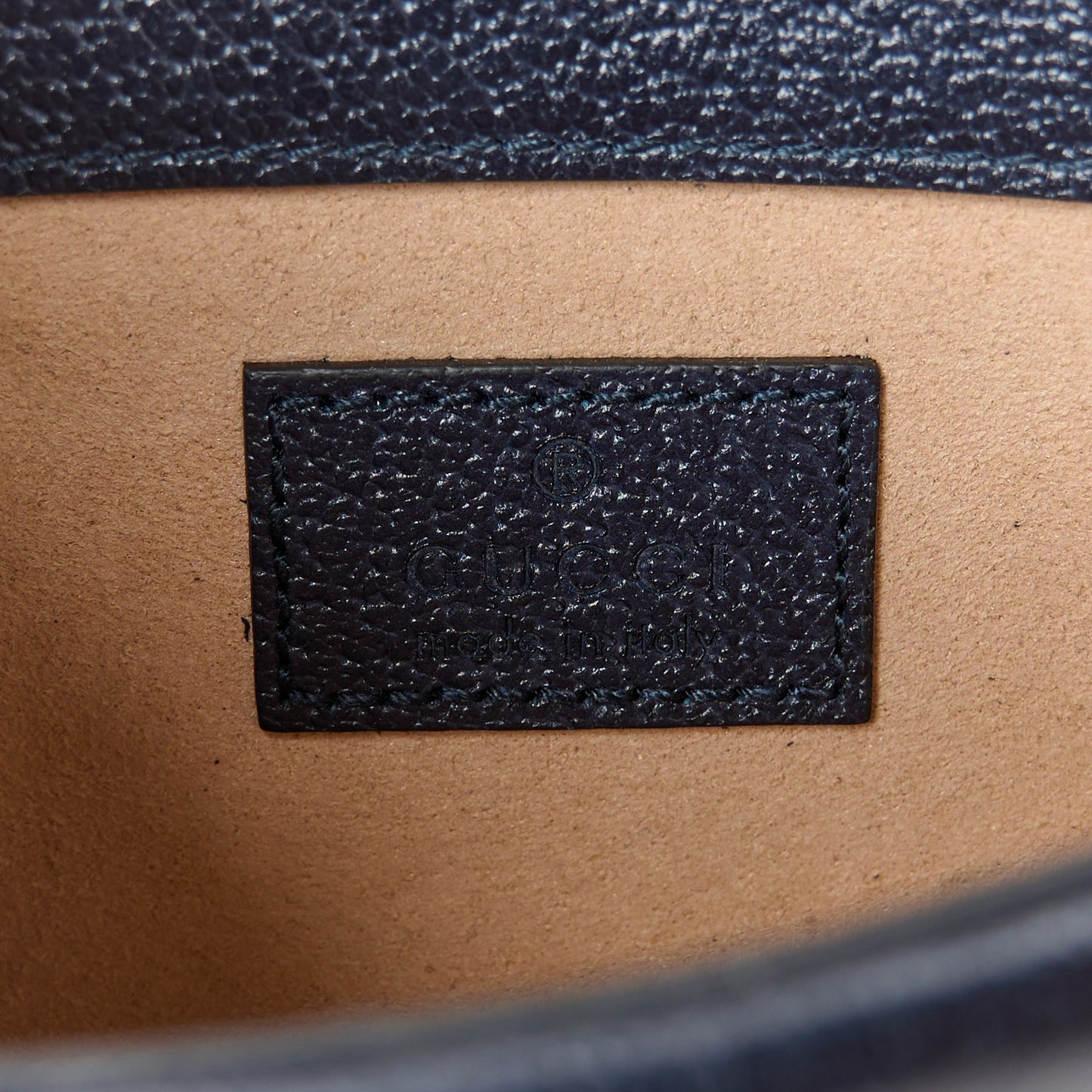 GG Supreme Monogram Textured Dollar Calfskin Super Mini Dionysus Shoulder Bag Beige Blue