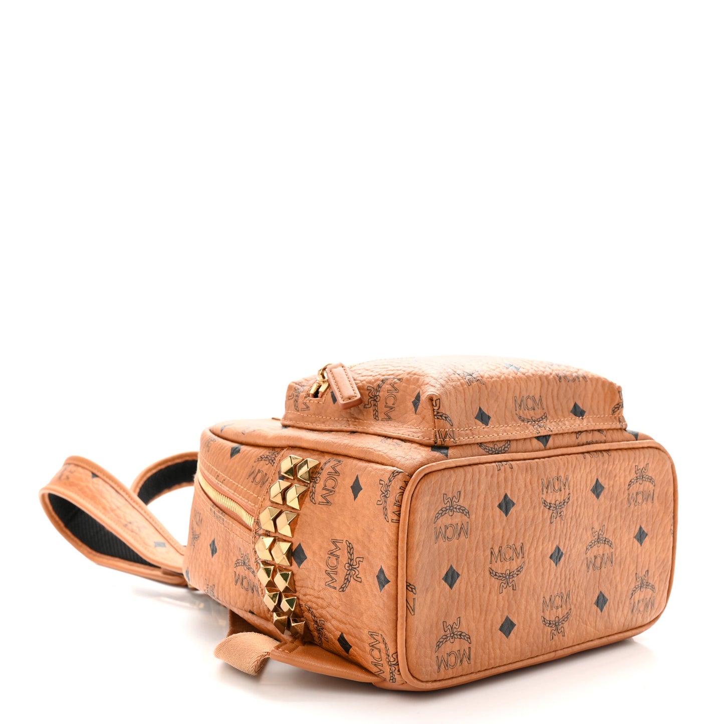 Visetos Side Stud Mini Stark Backpack Cognac