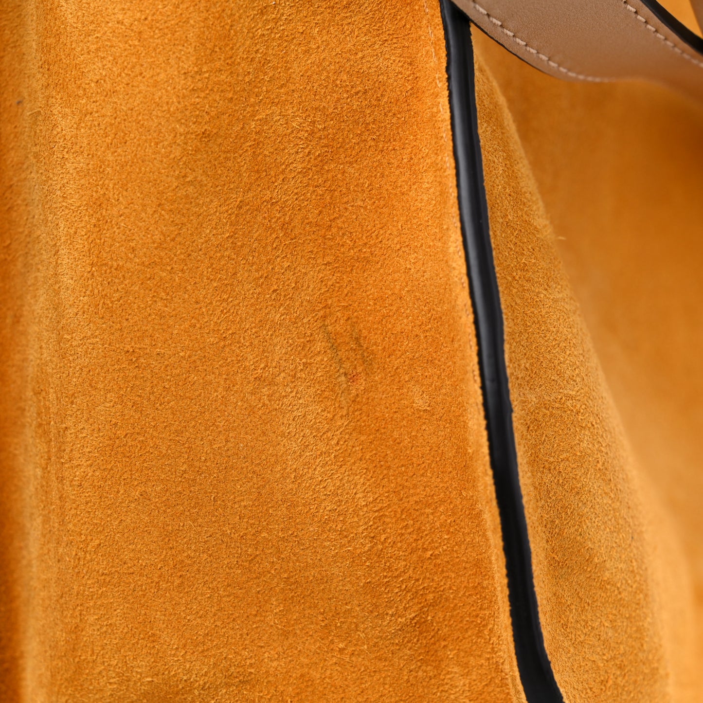 Suede Calfskin Medium Marcie Double Carry Sunflower Yellow
