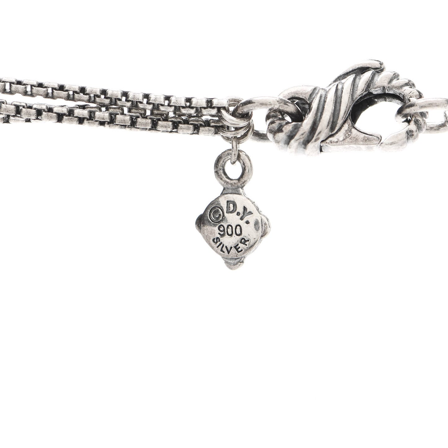Sterling Silver Diamond Midnight Melange Oval Enhancer Pendant Four Strand Necklace