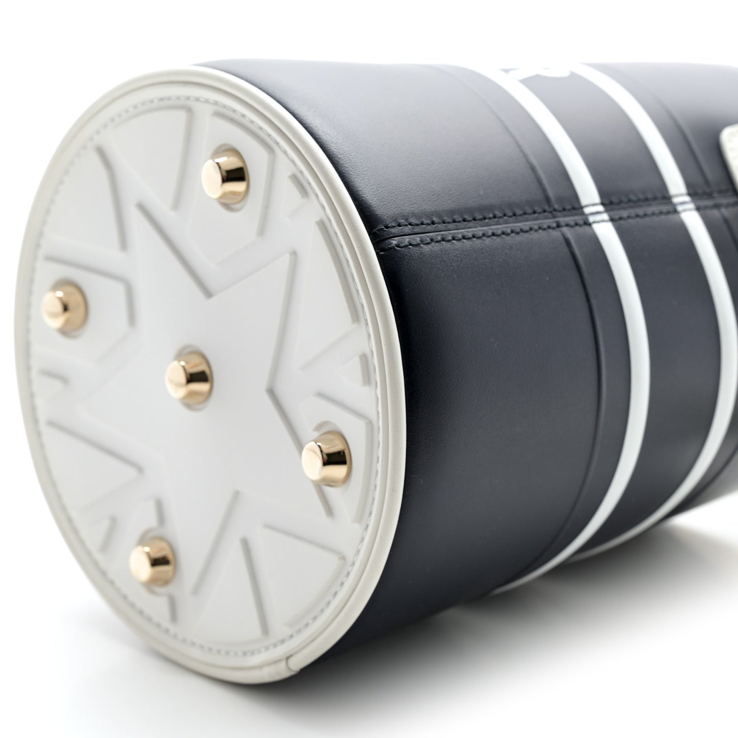 Calfskin Small Dior Vibe Bucket Blue