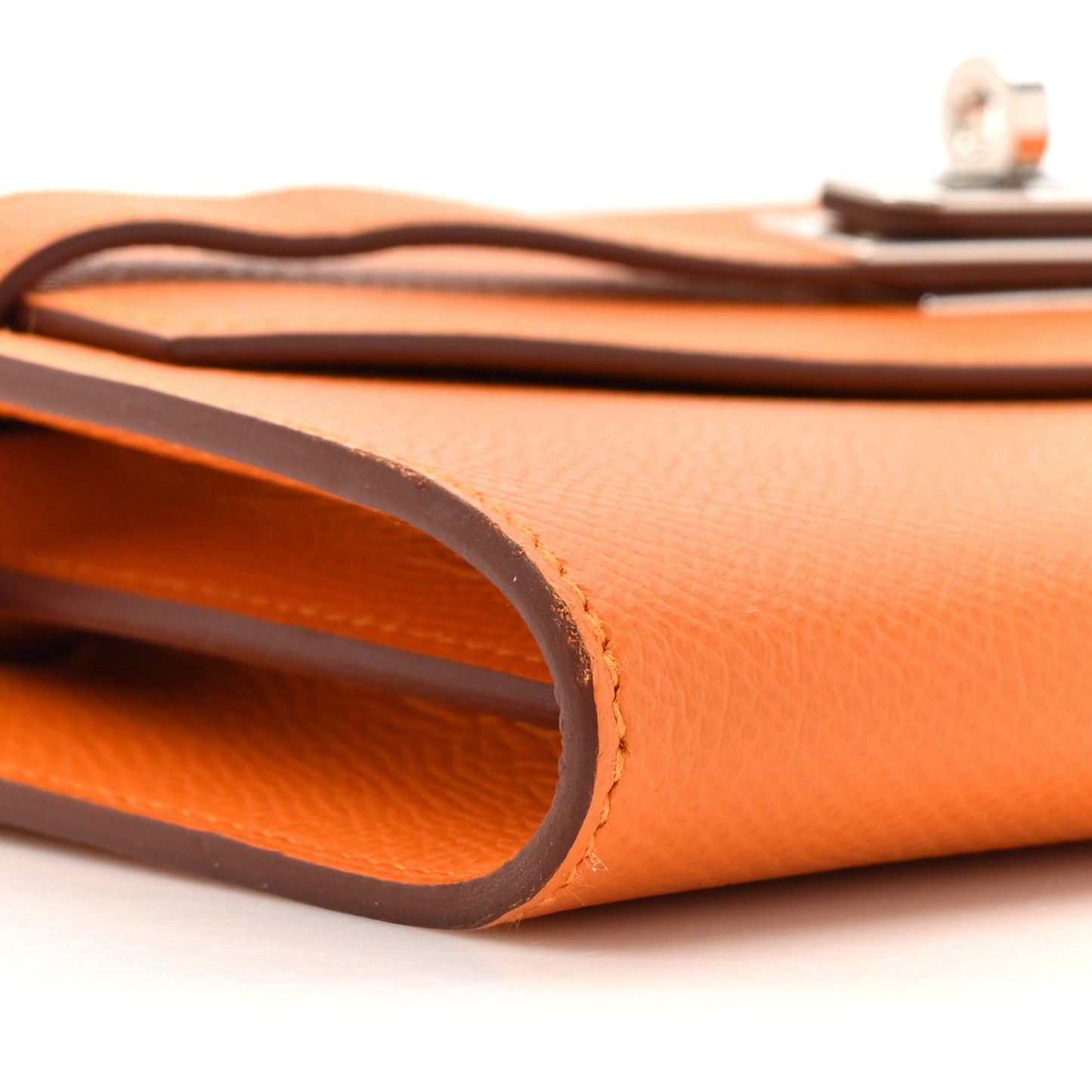 Epsom Kelly Wallet To Go Abricot