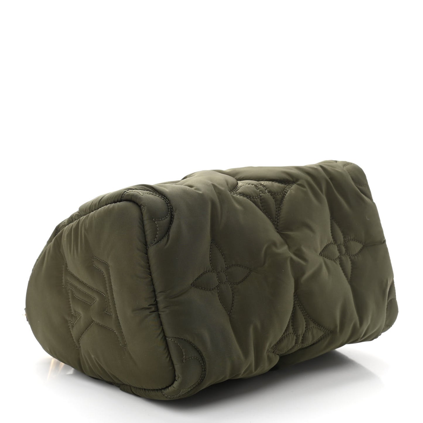 Econyl Mini Monogram Pillow Speedy Bandouliere 25 Khaki