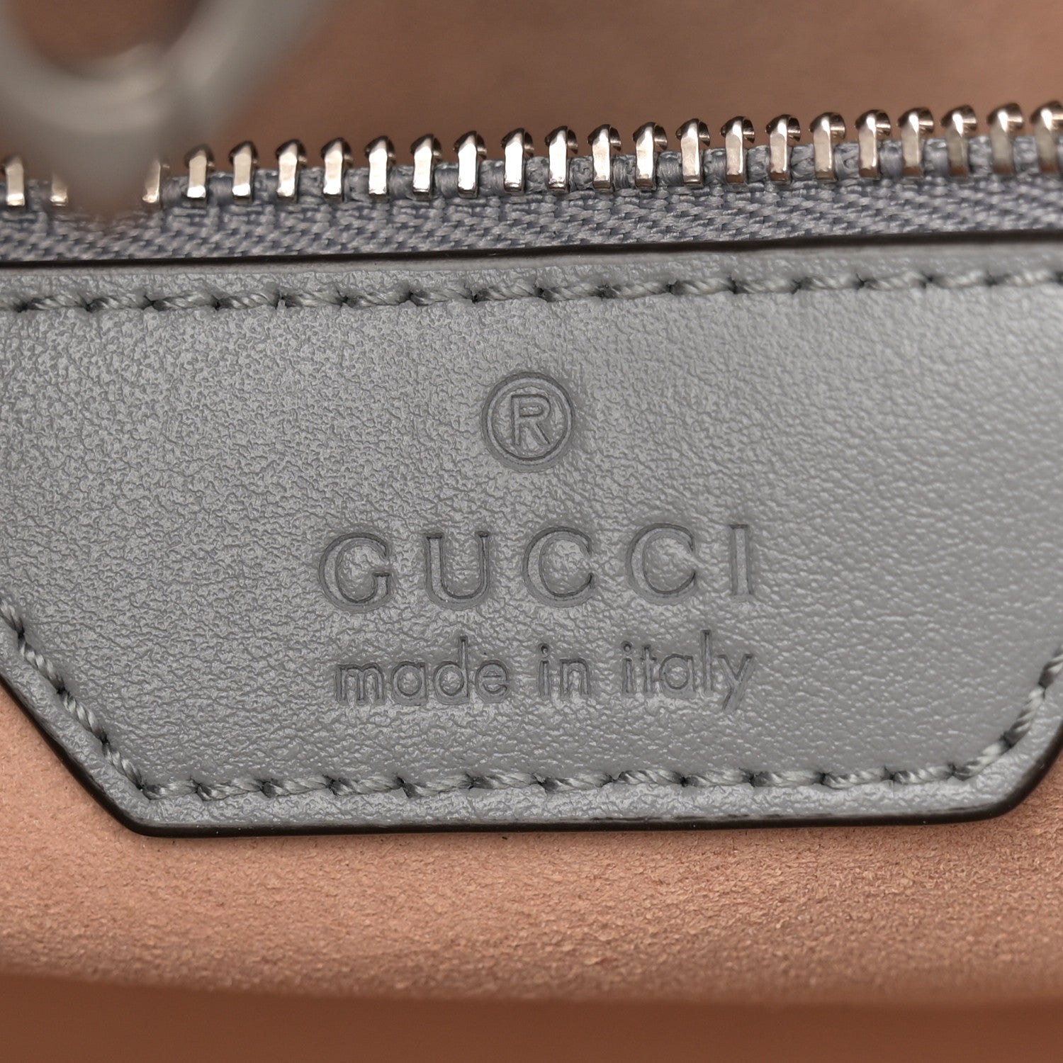 Gucci Calfskin Matelasse Aria Medium GG Marmont Shoulder Tote Deep Grey 6 of 12