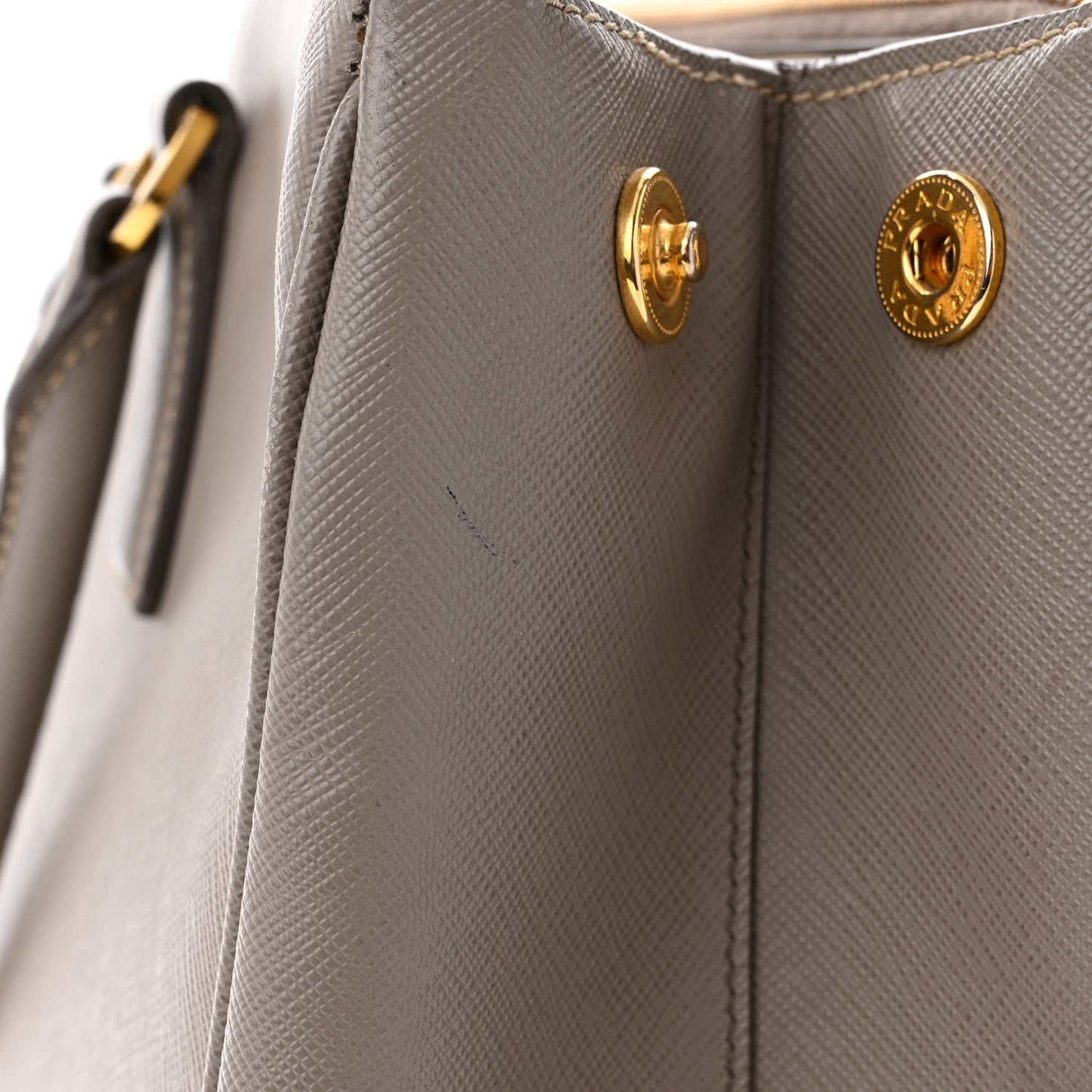 Saffiano Large Galleria Double Zip Tote Argilla