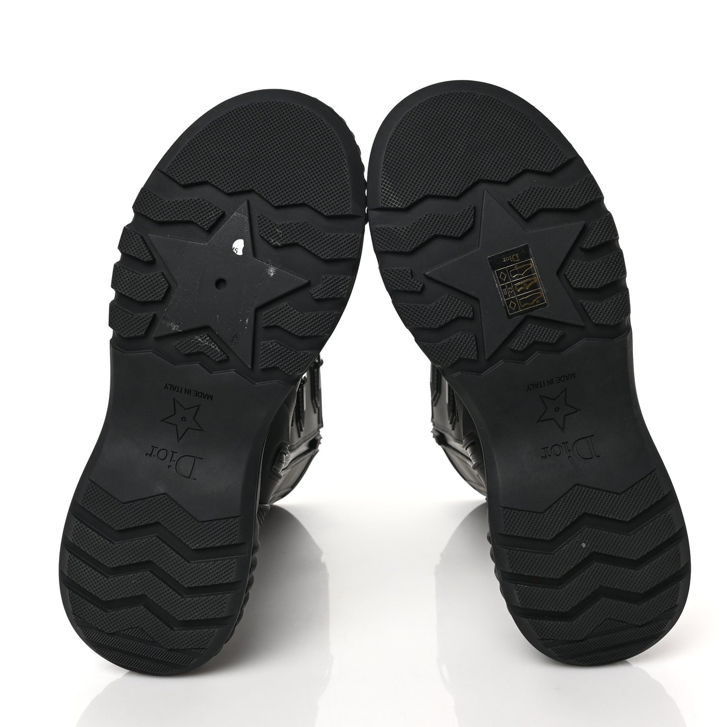 Neoprene Rubber Diorground Low Boots 38 Black