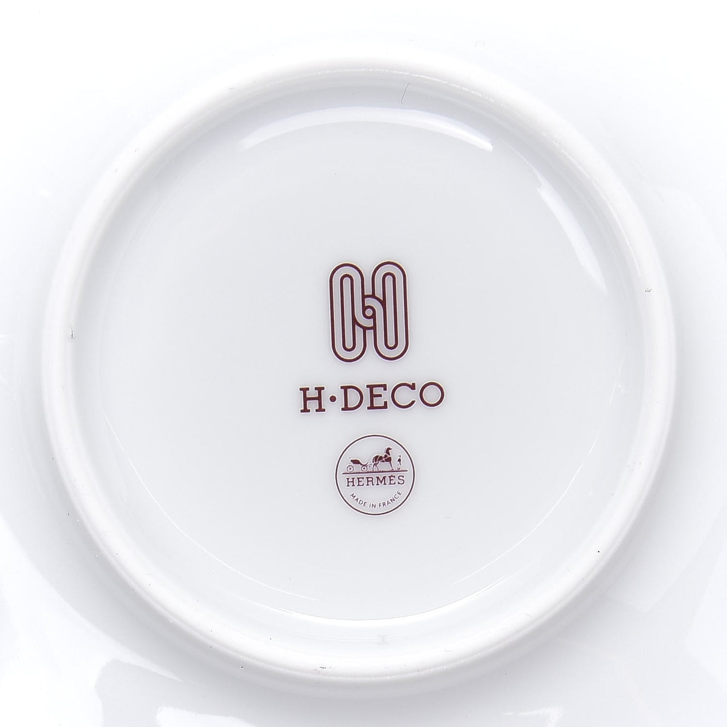 Porcelain H Deco Tea Set Rouge