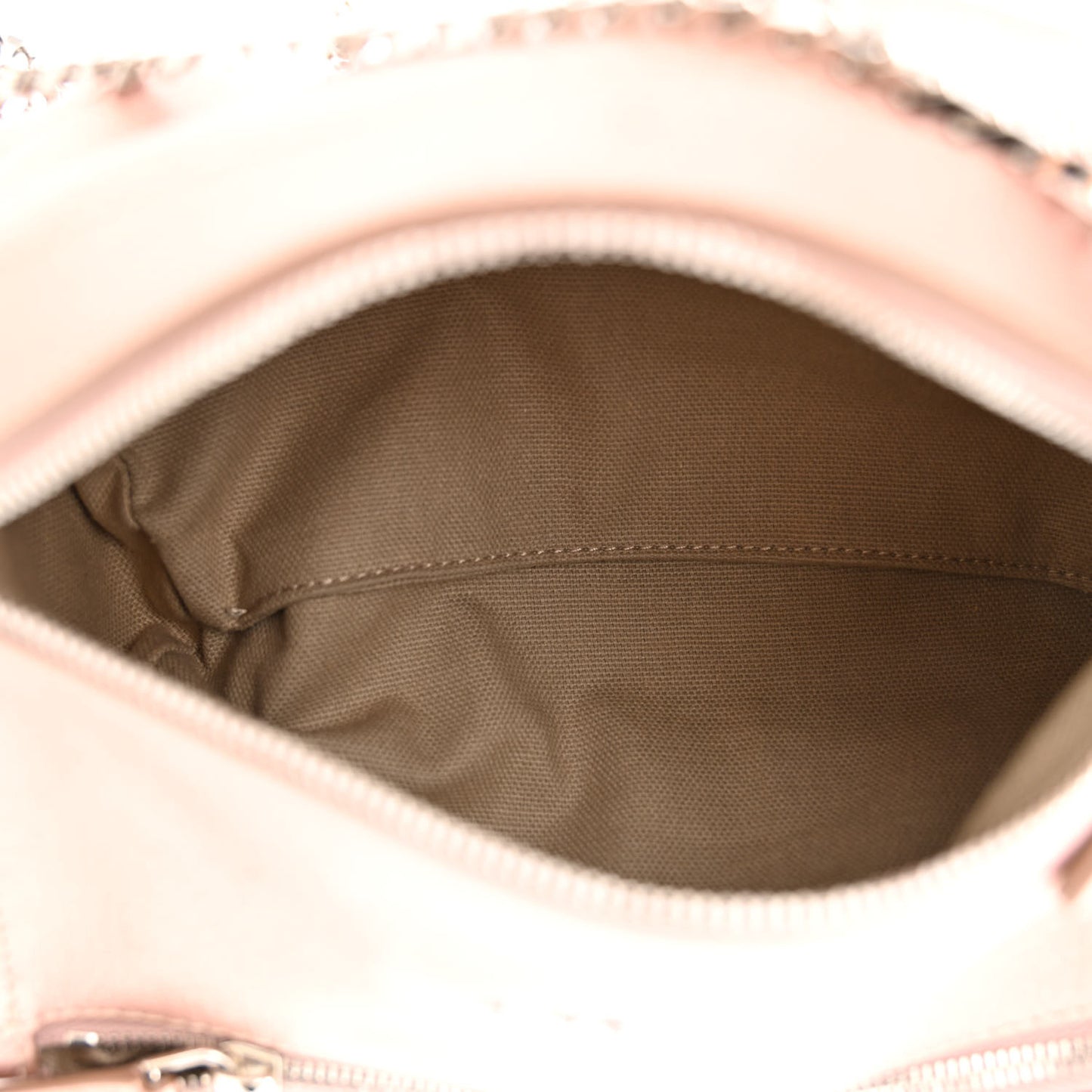 Metallic Sugar Goatskin Mini Chain Pandora Light Pink