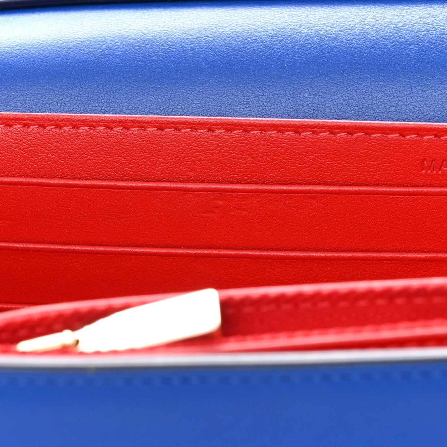 Calfskin Spikes Paloma Clutch Blue