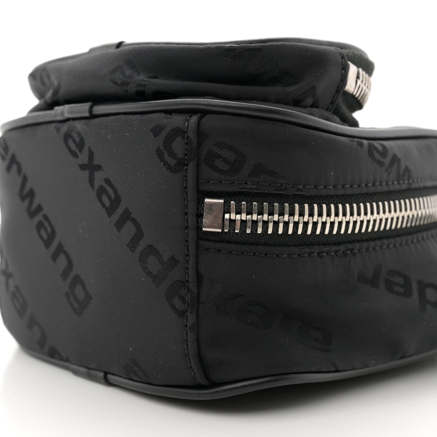 Nylon Logo Mini Attica Backpack Crossbody Black